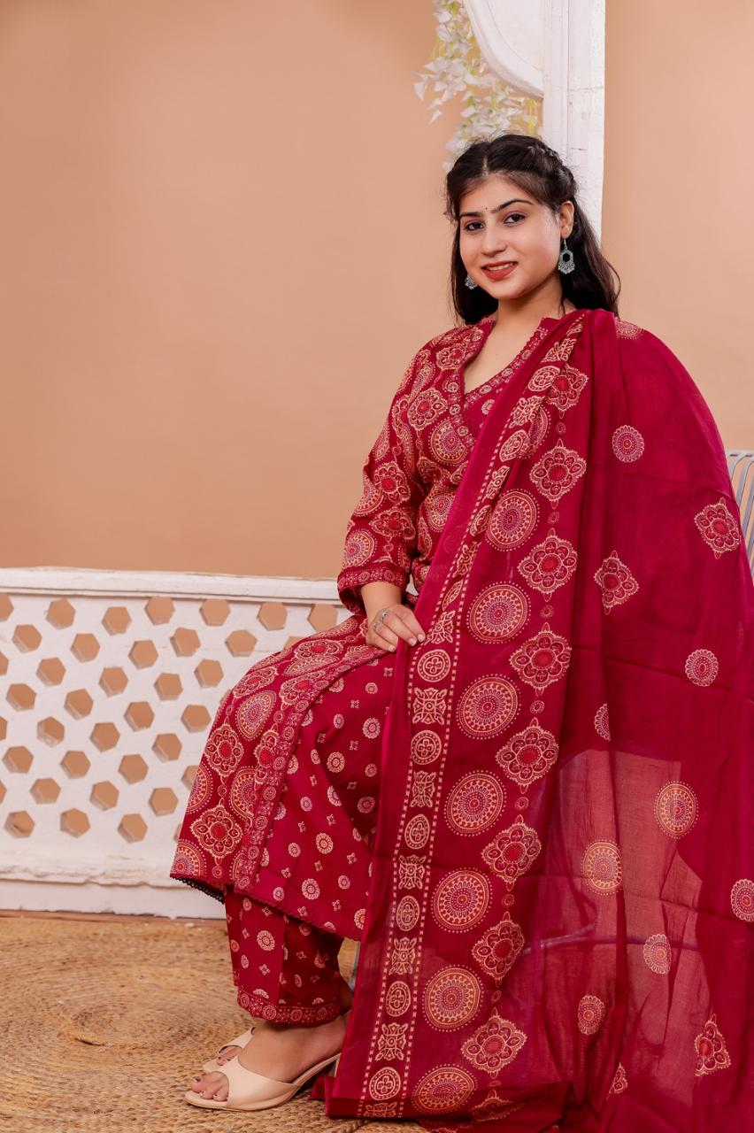 RUST MULTI CHAKRI 3 PCS ARTICLE