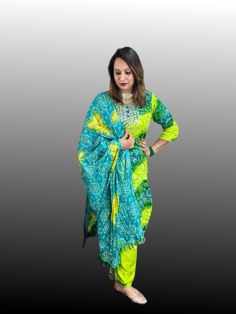 Teej 799 bandhani print
