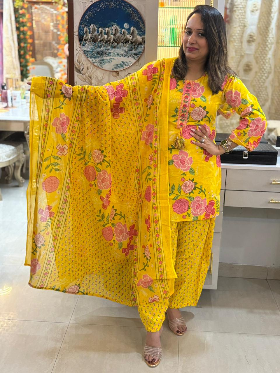 Farshi 3 pcs cotton suits