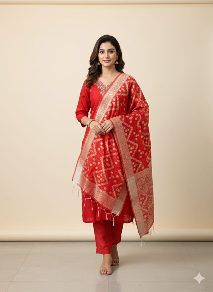 Banarasi Silk Suit Set