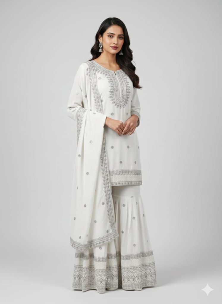 Kurta Sharara Suit