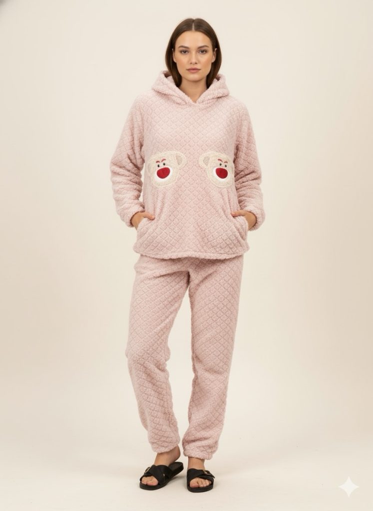 Fluffy Bear Pajama set