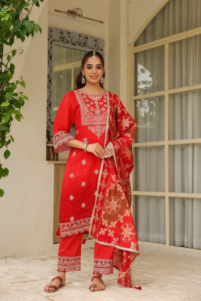 Bandhani Print Suit Set