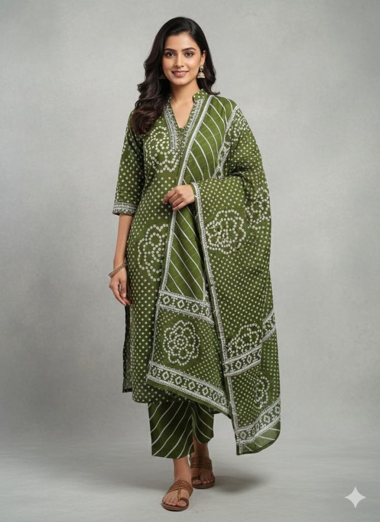 Three Piece Cotton Suit
