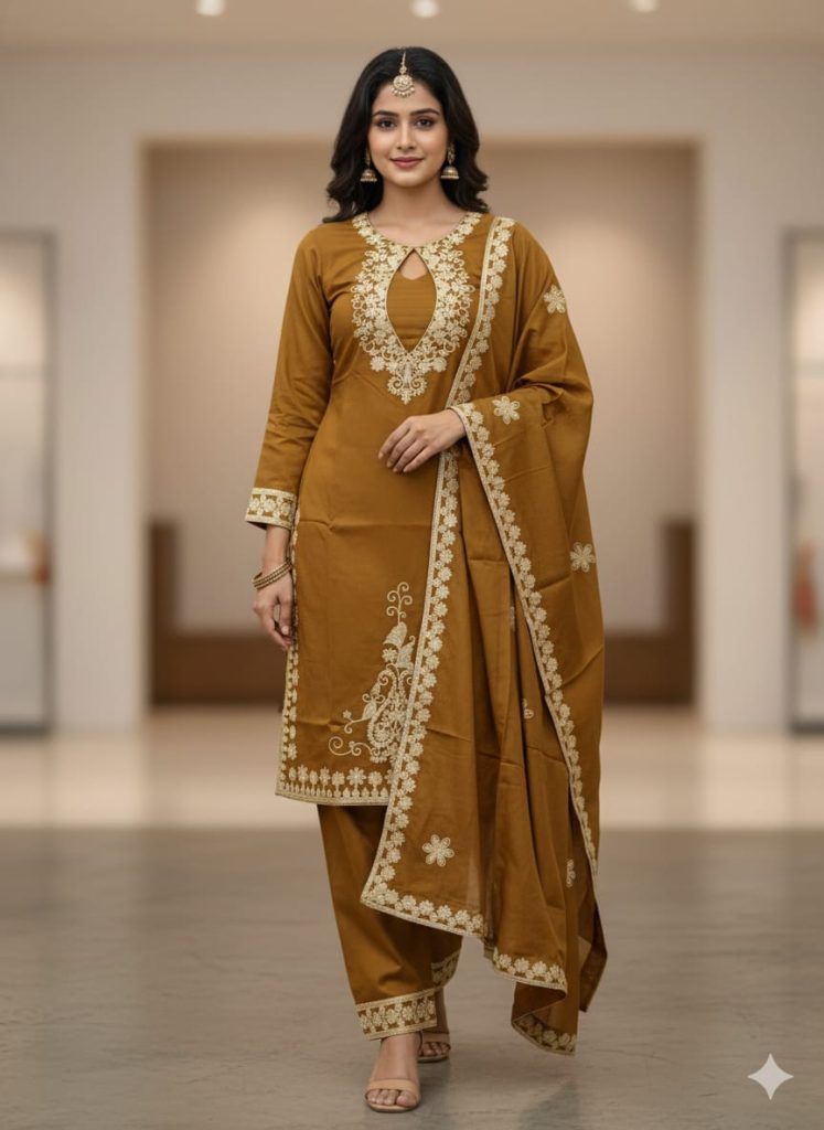 Embroidered Salwar Kameez Suit Set