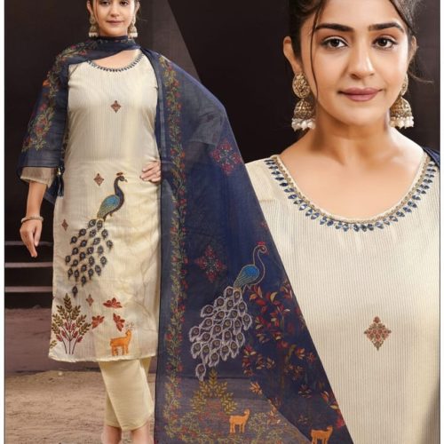 Straight Suit Set with Digital Floral Prints