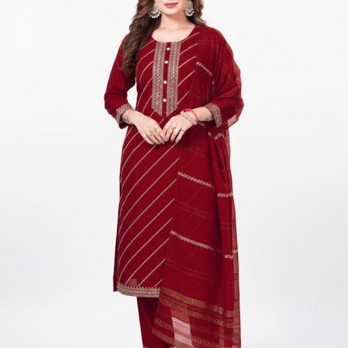Roman Silk Lahariya Suits Set