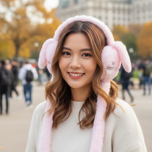 Moving Rabbit Ears Cap