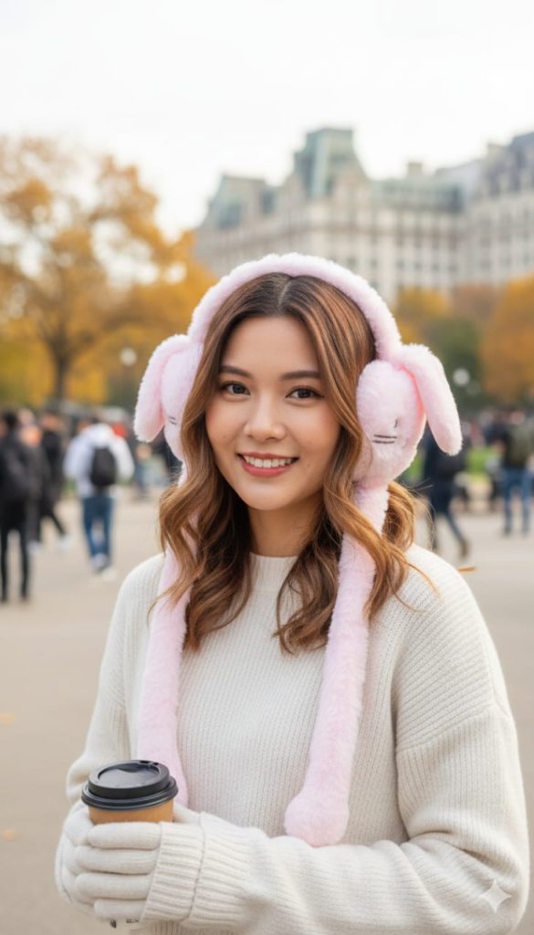 Moving Rabbit Ears Cap