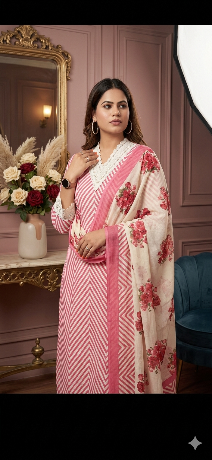 Rose Blossom Suit Set 3 pc