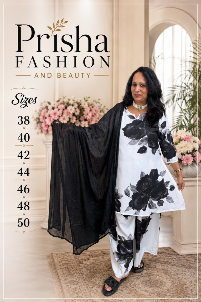 Armani  rayon balck and white