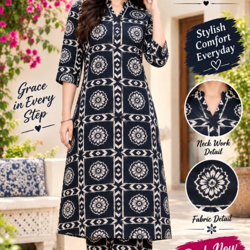 Ethnic Printed Kurta Set